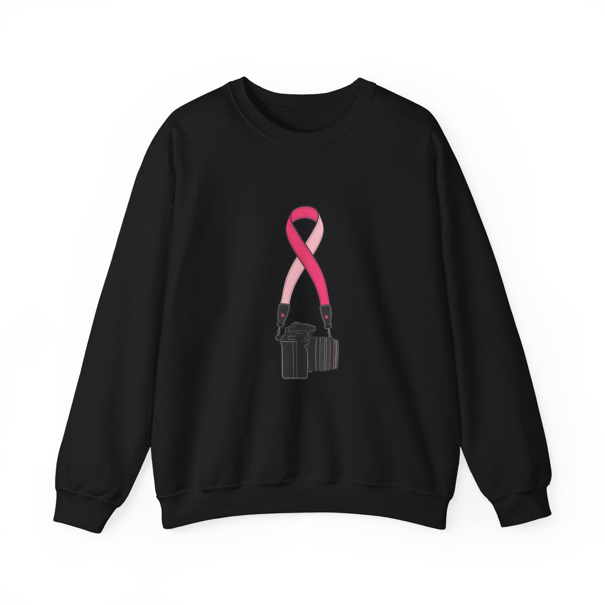 The Strap — Breast Cancer Awareness Crewneck (Photographer Collection)