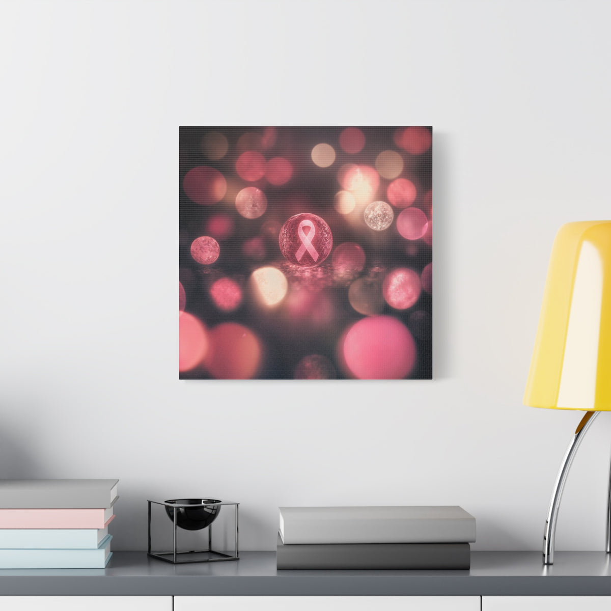 Bokeh of Survivors — Breast Cancer Awareness Canvas (Photographer Collection)