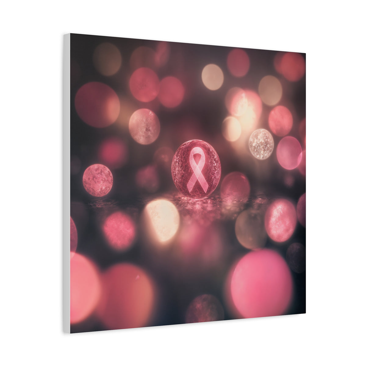 Bokeh of Survivors — Breast Cancer Awareness Canvas (Photographer Collection)