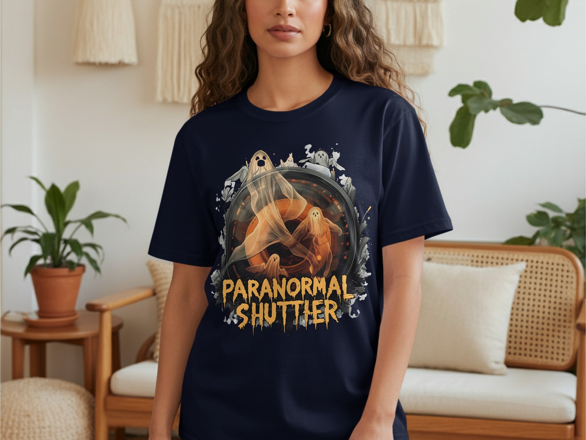 Paranormal Shutter Graphic Tee for Casual Wear