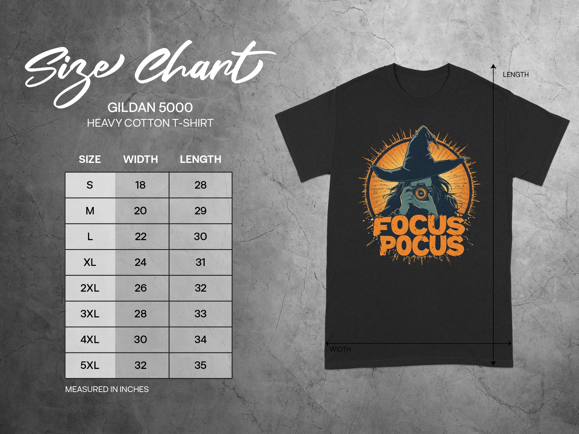 Witch and Camera Focus Pocus Graphic Tee