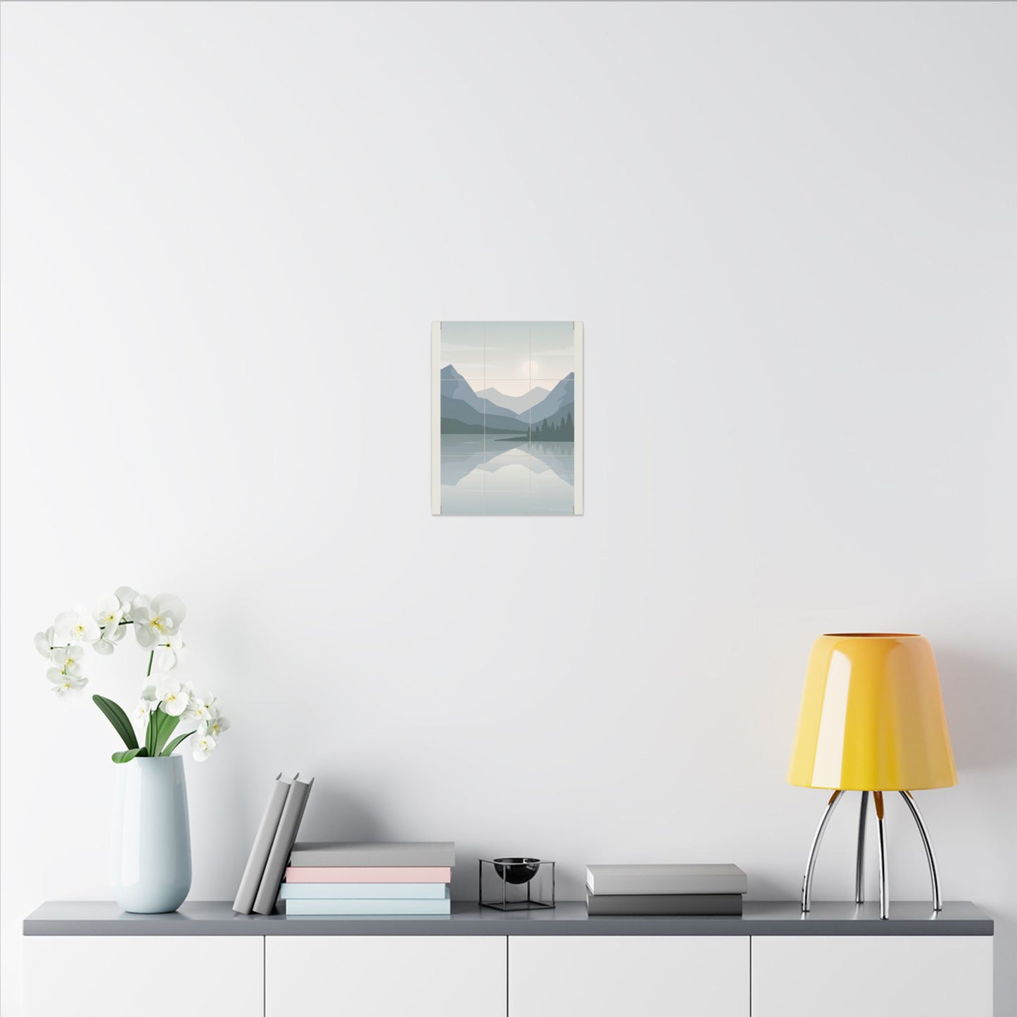 Rule of Thirds Lake Canvas Wall Art
