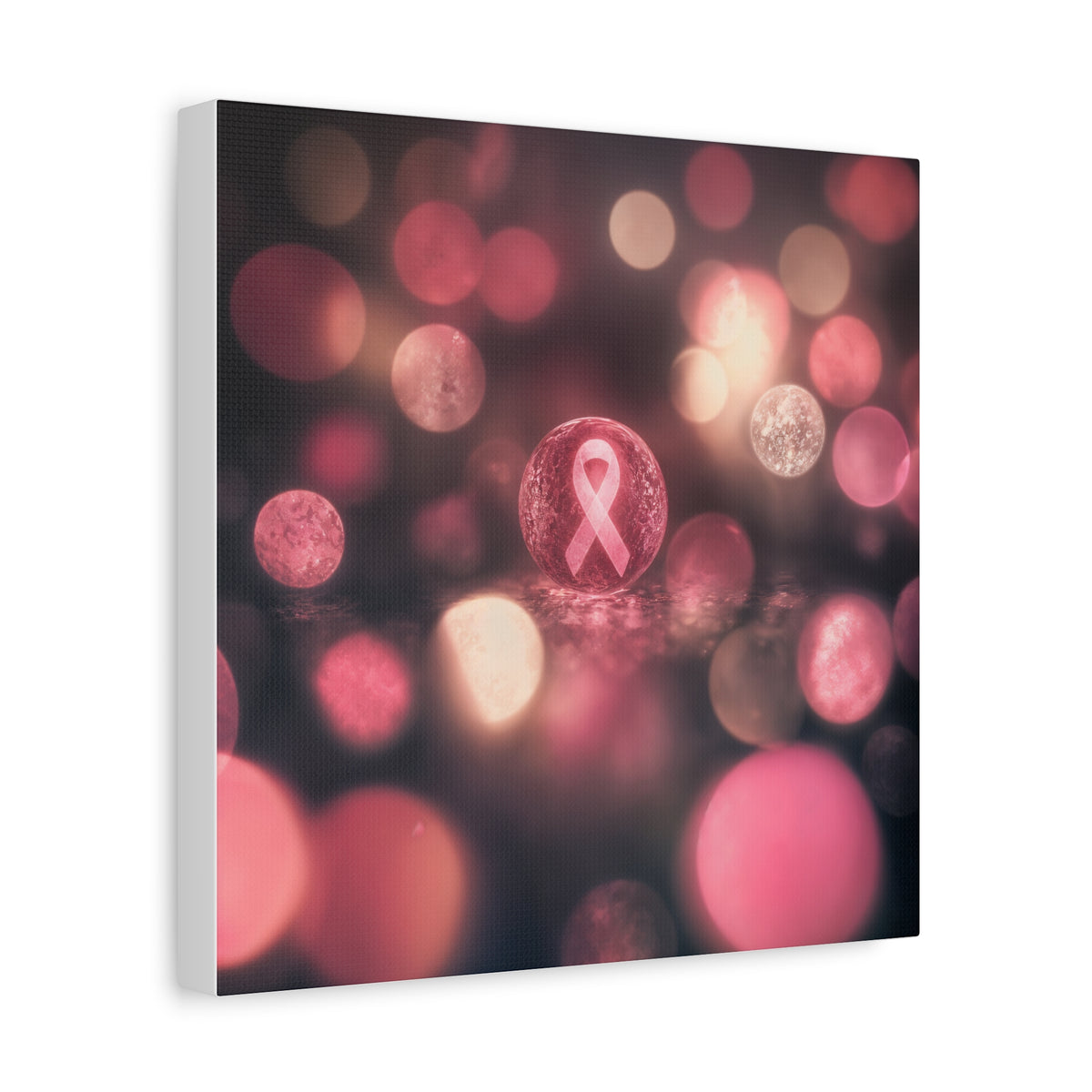 Bokeh of Survivors — Breast Cancer Awareness Canvas (Photographer Collection)