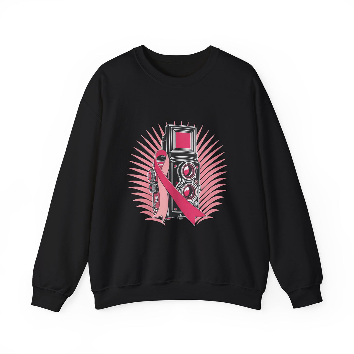Shoot for a Cure — Breast Cancer Awareness Crewneck (Photographer Collection)