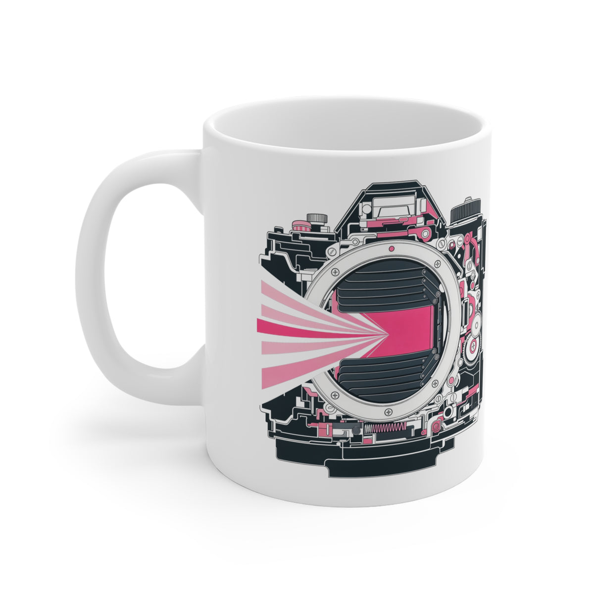 Shutter / Early Detection — Breast Cancer Awareness Mug (Photographer Collection)