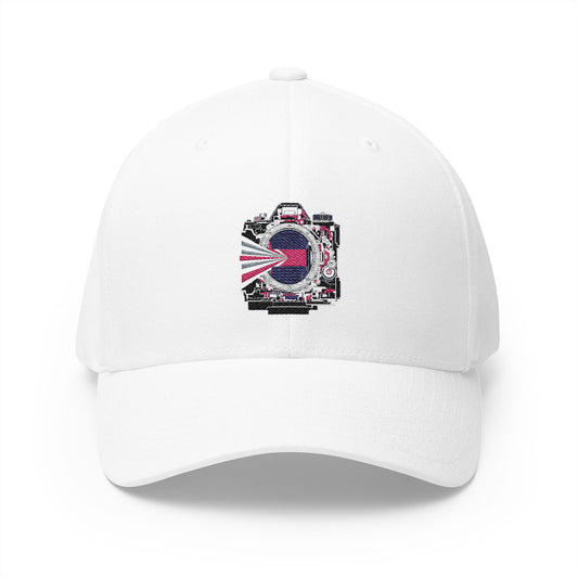 Shutter / Early Detection — Breast Cancer Awareness Embroidered Cap (Photographer Collection)