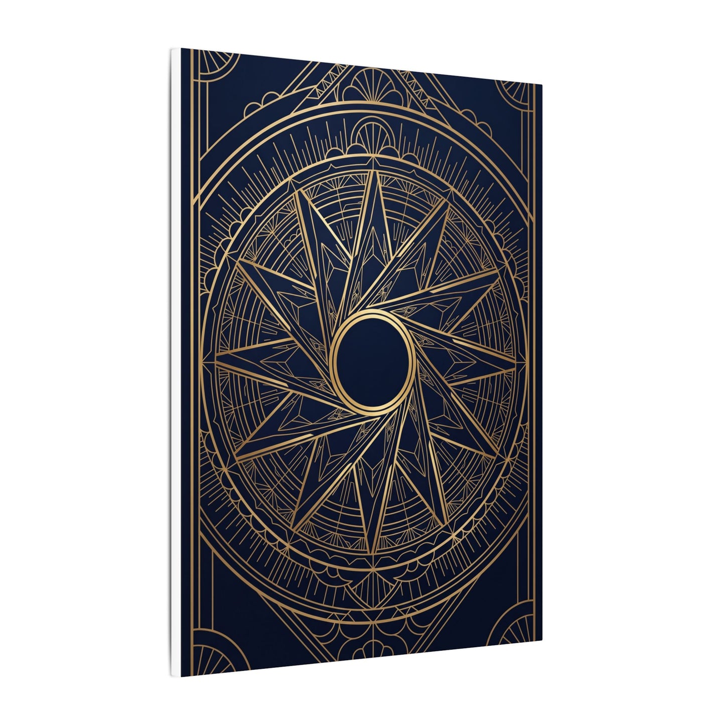 Art Deco Aperture Canvas Wall Art