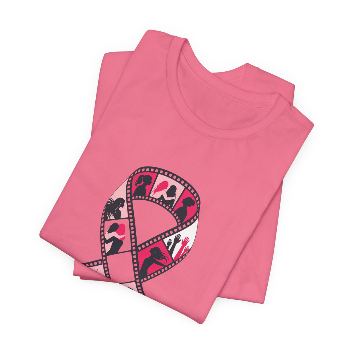 Film Strip Ribbon — Breast Cancer Awareness Tee (Photographer Collection)