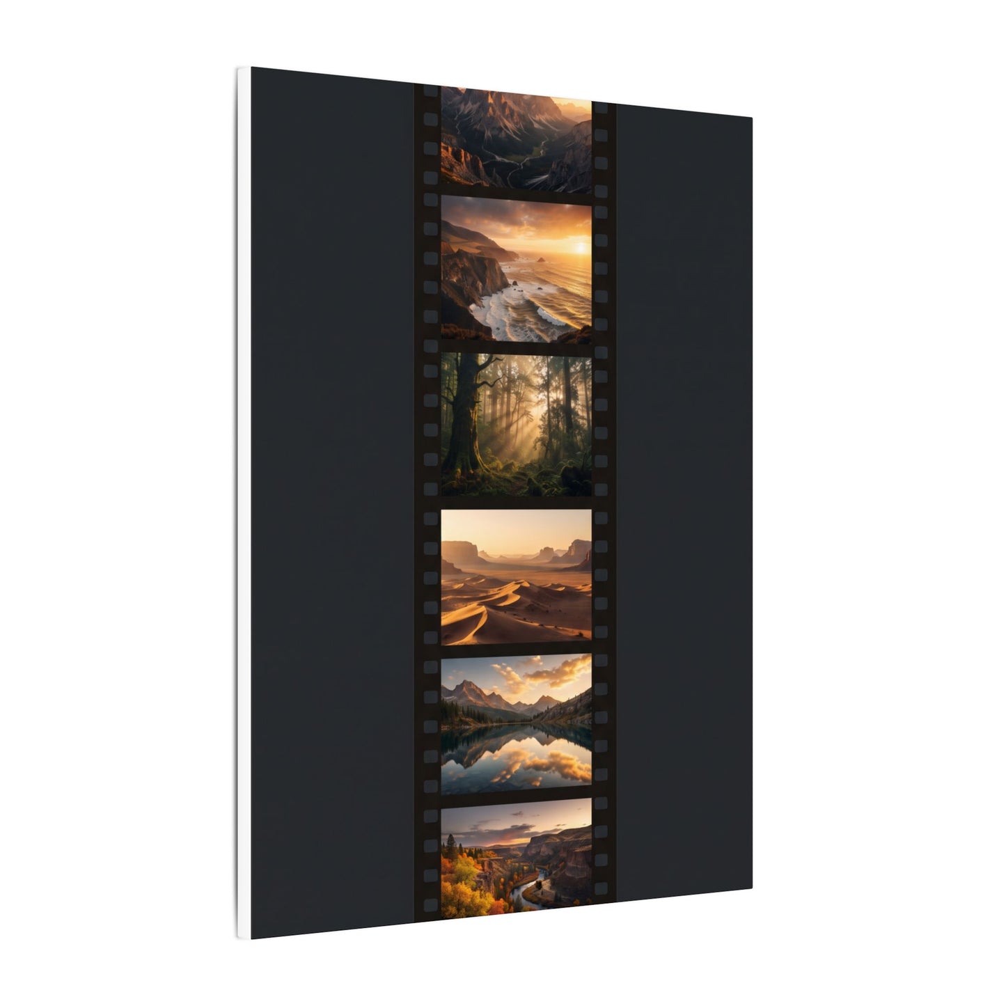 Golden Hour Film Strip Canvas Wall Art