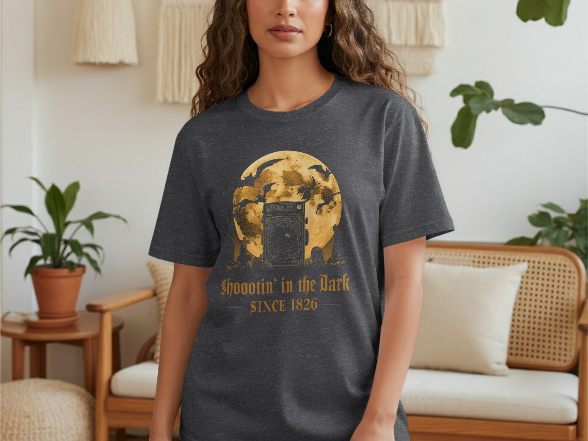 Shootin' in the Dark Since 1826 graphic t-shirt