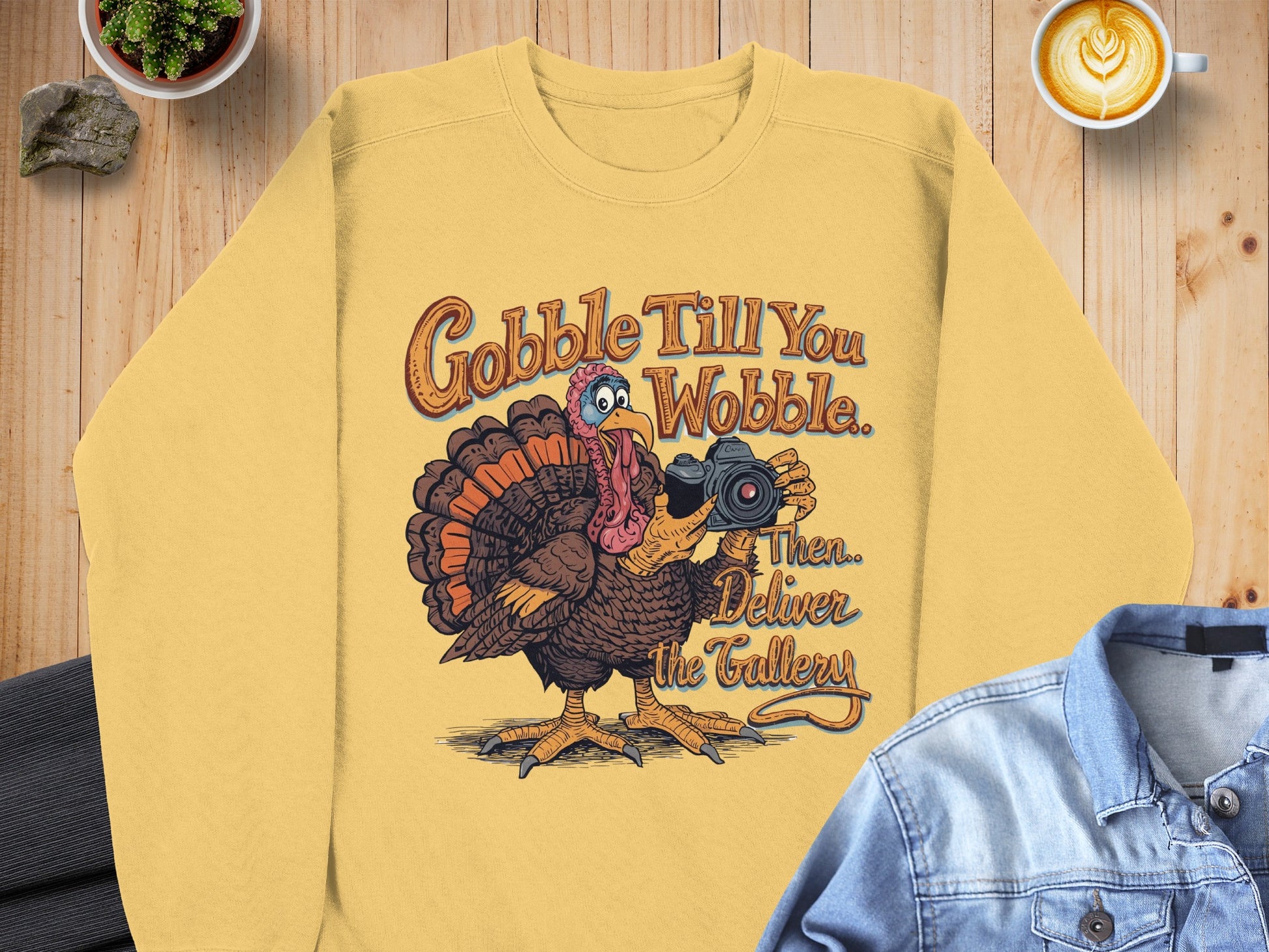 Gobble Till You Wobble Then Deliver The Turkey Shirt