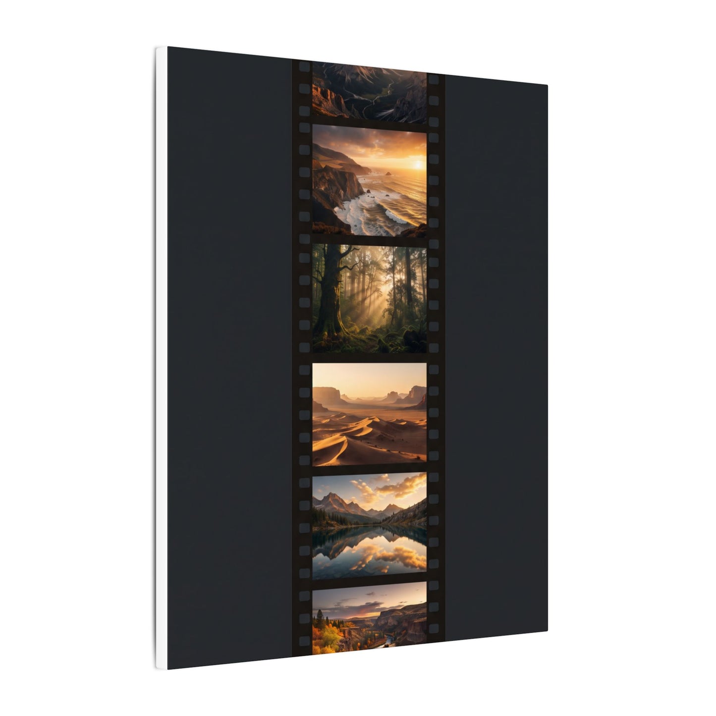 Golden Hour Film Strip Canvas Wall Art