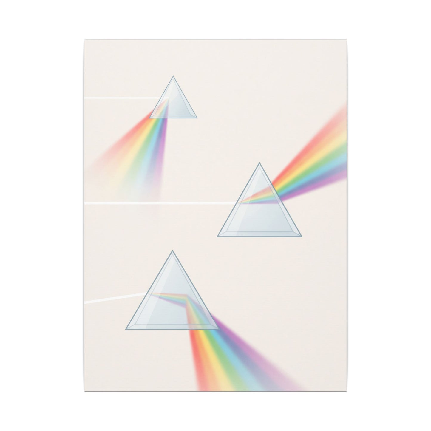 Prism Light Spectrum Canvas Wall Art