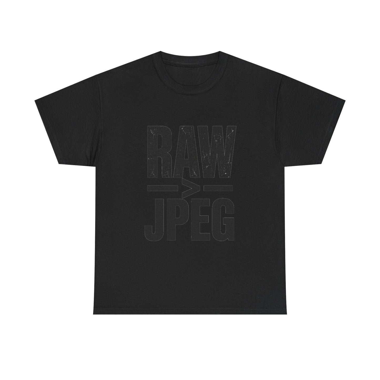 RAW > JPEG Photographer Tee