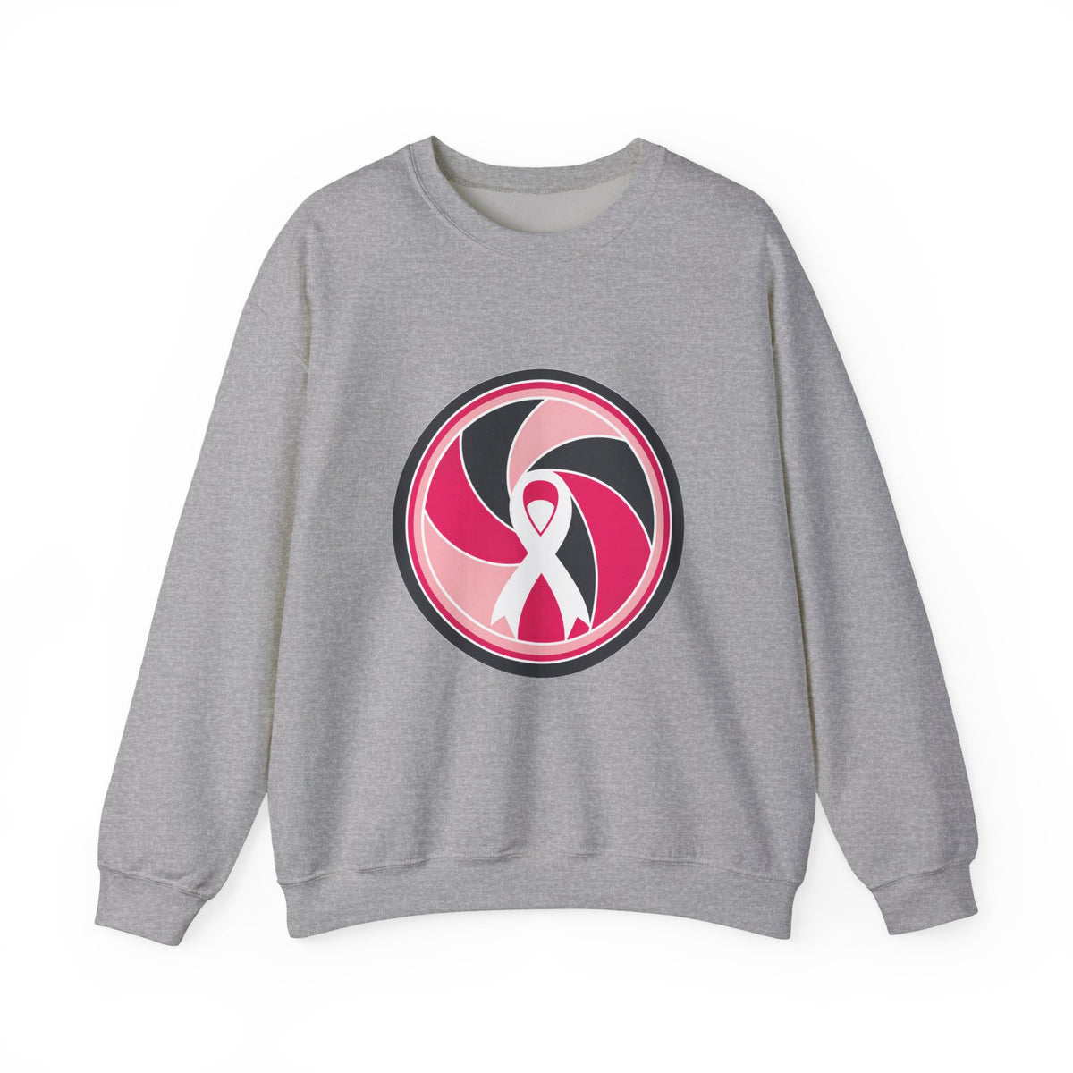 Aperture Ribbon — Breast Cancer Awareness Crewneck (Photographer Collection)