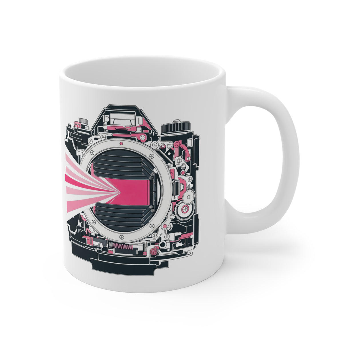 Shutter / Early Detection — Breast Cancer Awareness Mug (Photographer Collection)