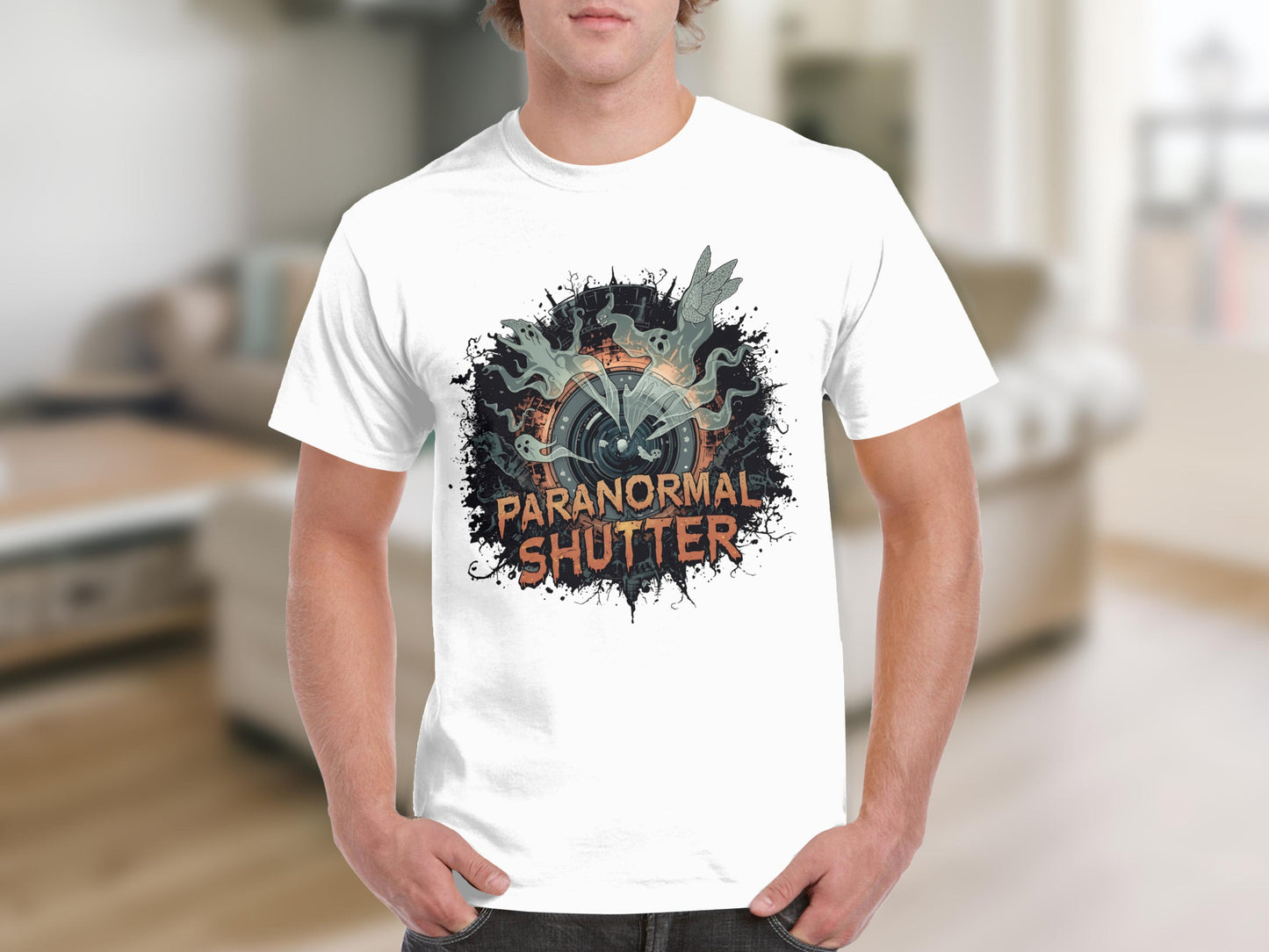 Paranormal Shutter Graphic Short Sleeve Tee