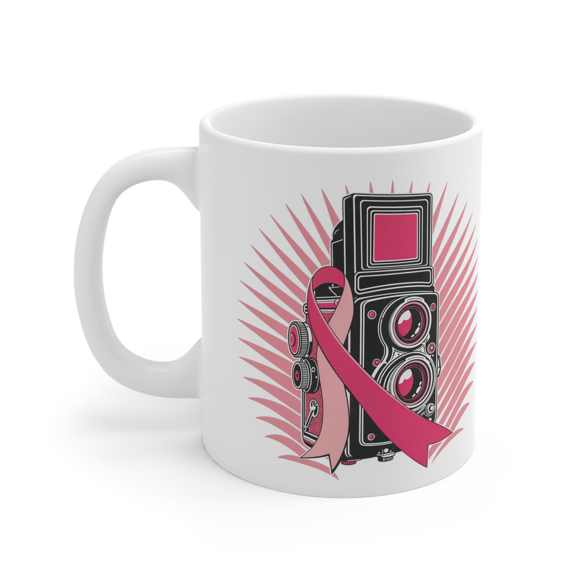 Shoot for a Cure — Breast Cancer Awareness Mug (Photographer Collection)