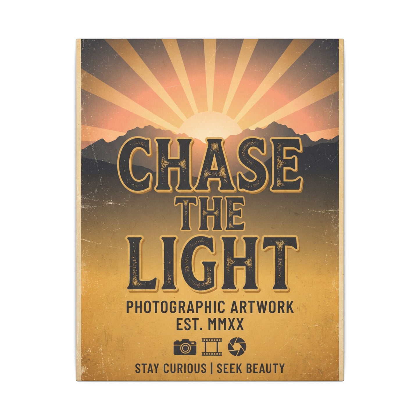 Chase the Light Canvas Wall Art