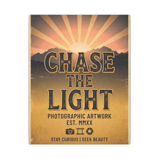 Chase the Light Canvas Wall Art