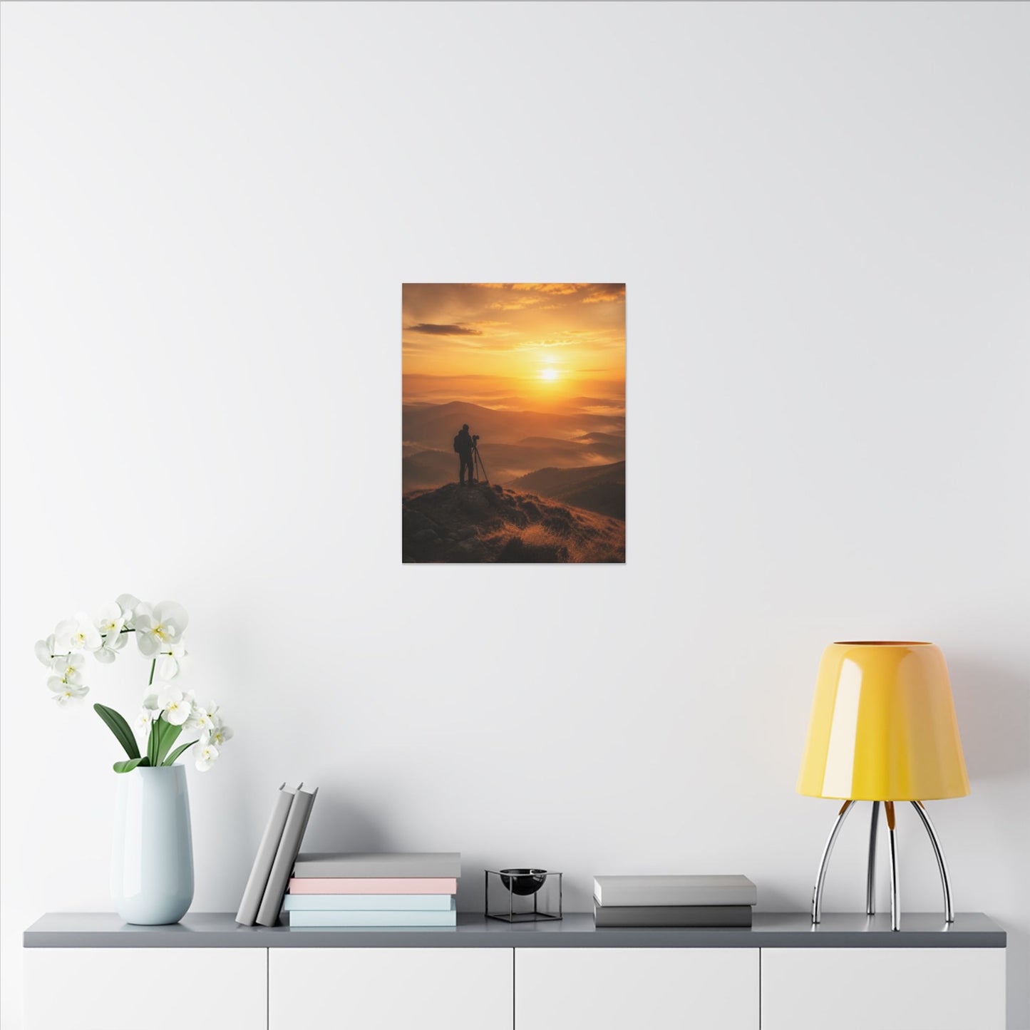 Golden Hour Photographer Canvas Wall Art