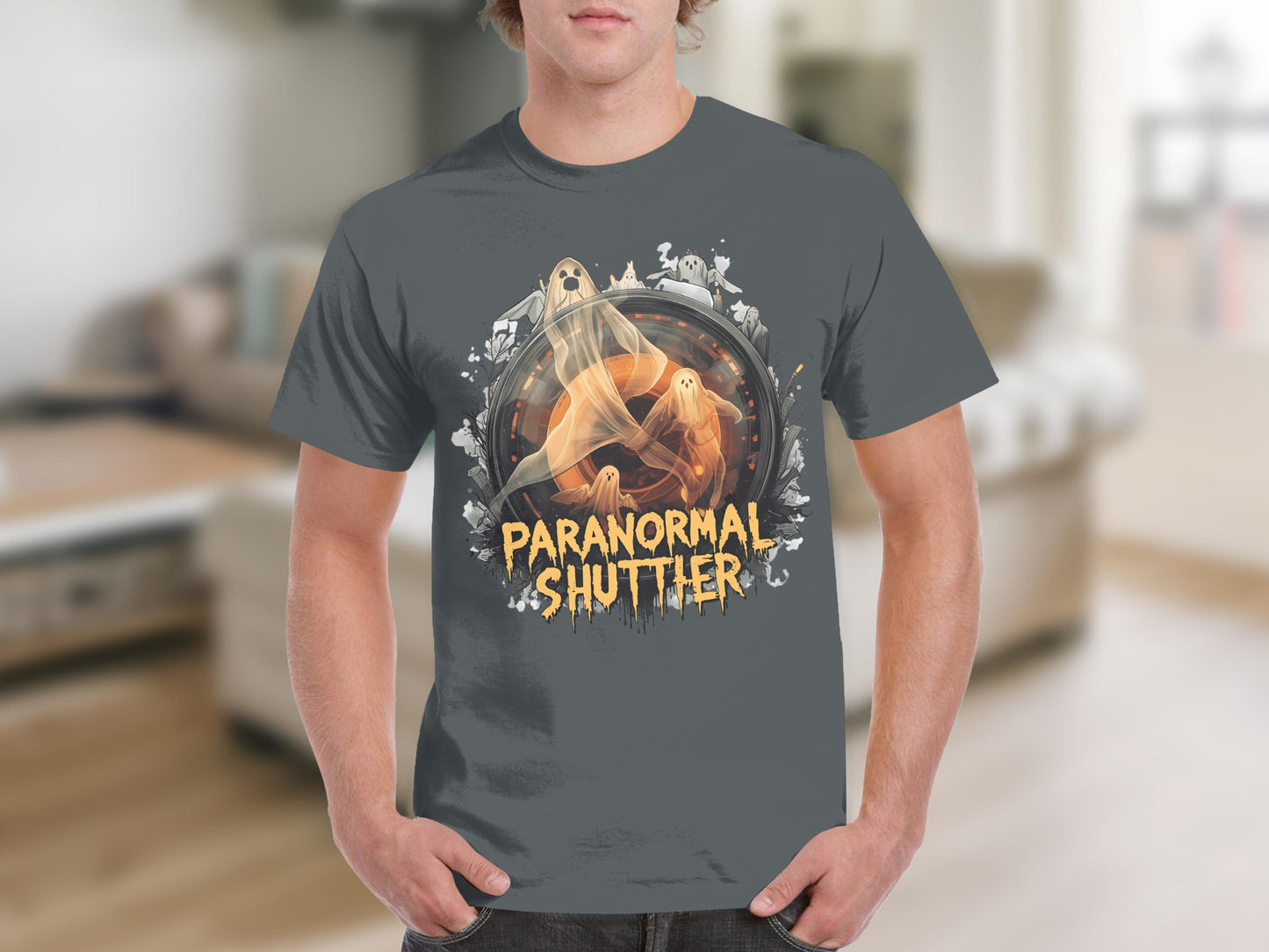 Paranormal Shutter Ghost Photography T-Shirt