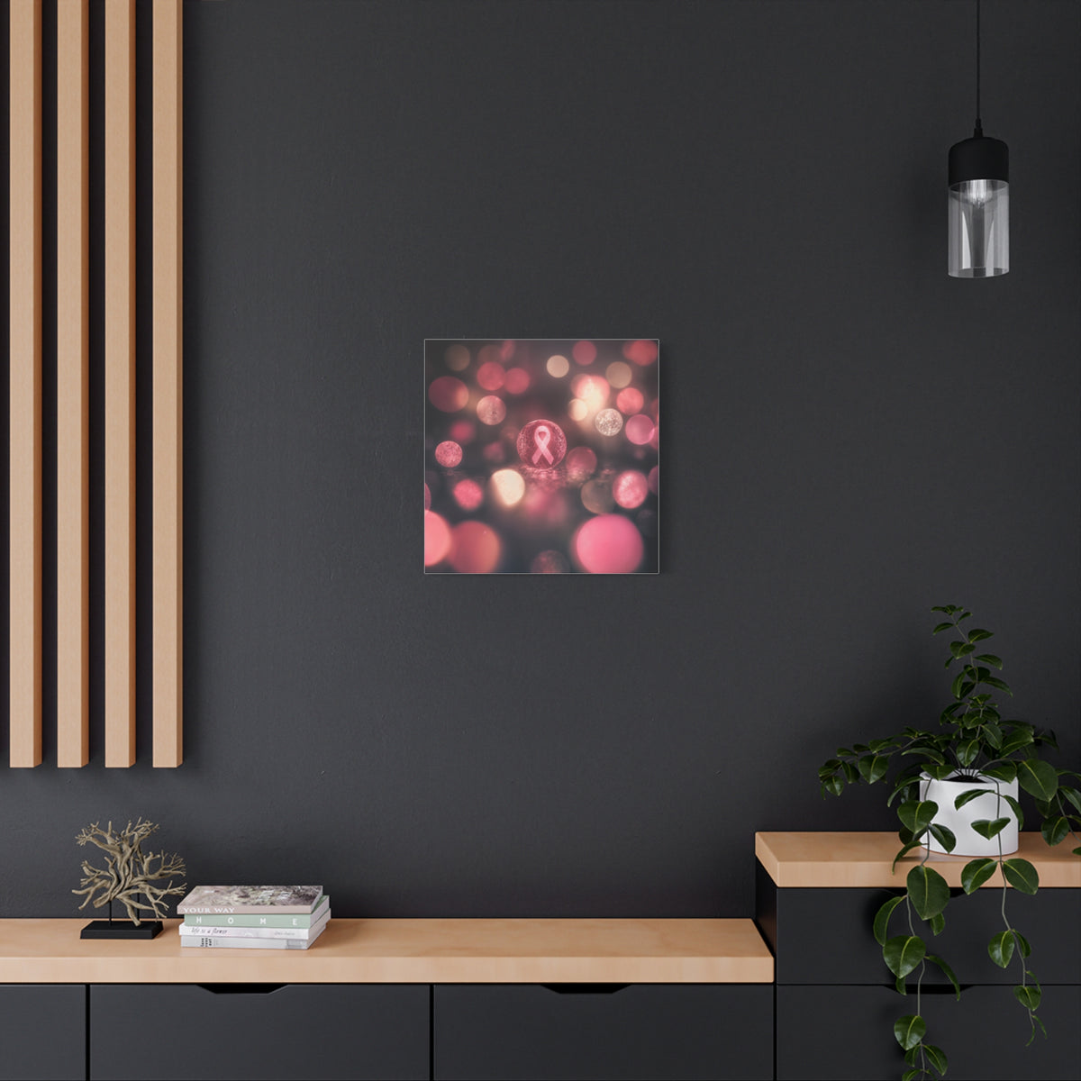 Bokeh of Survivors — Breast Cancer Awareness Canvas (Photographer Collection)