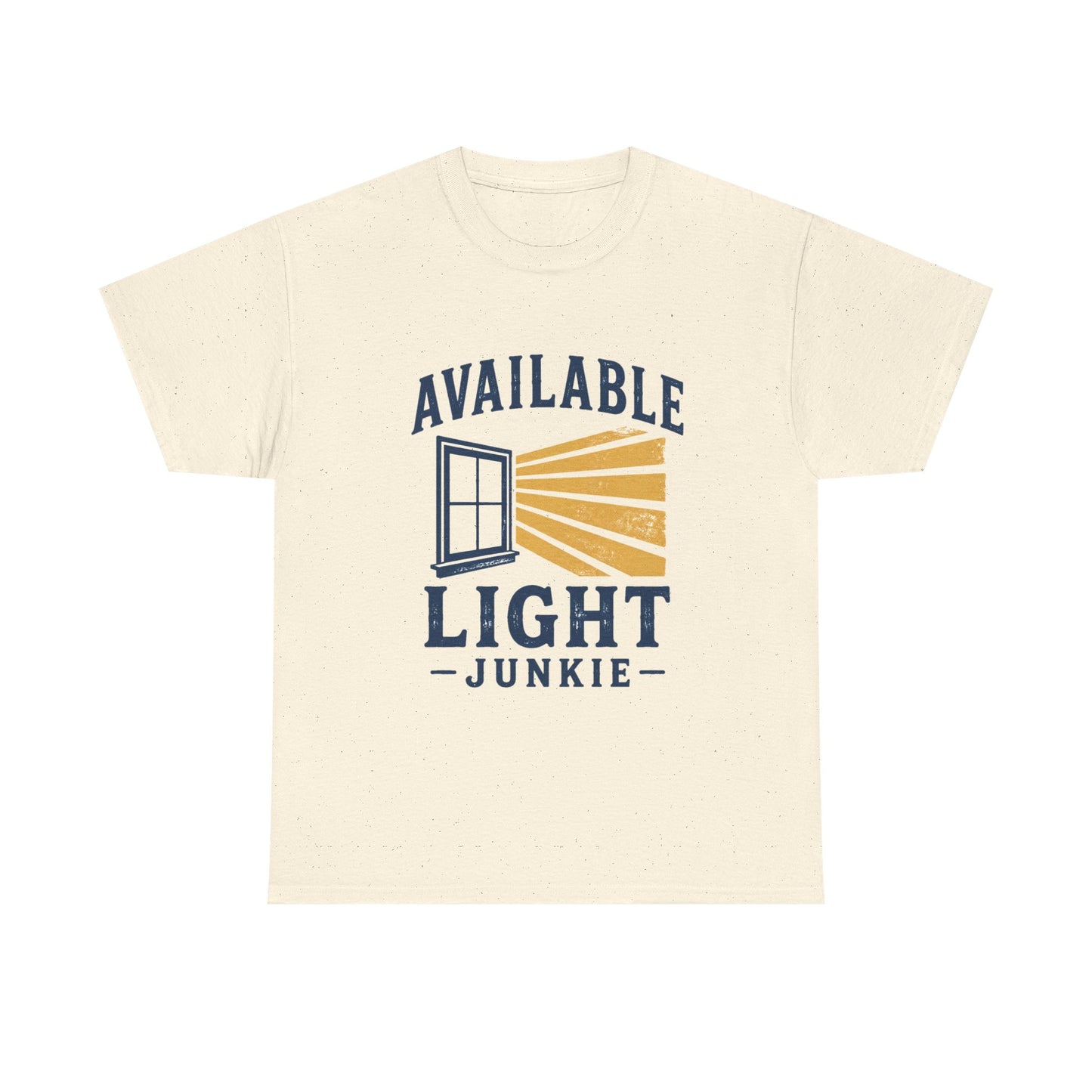 Available Light Junkie Photographer Tee