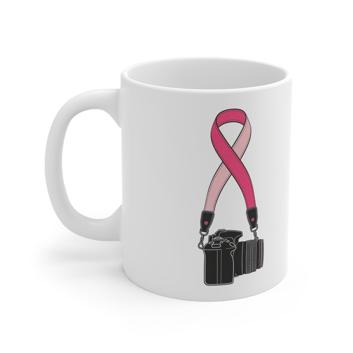 The Strap — Breast Cancer Awareness Mug (Photographer Collection)