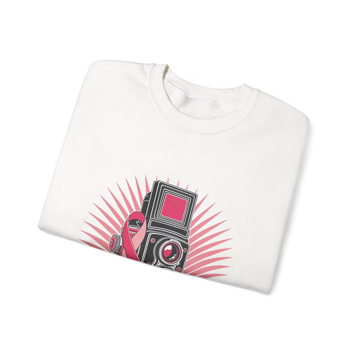 Shoot for a Cure — Breast Cancer Awareness Crewneck (Photographer Collection)