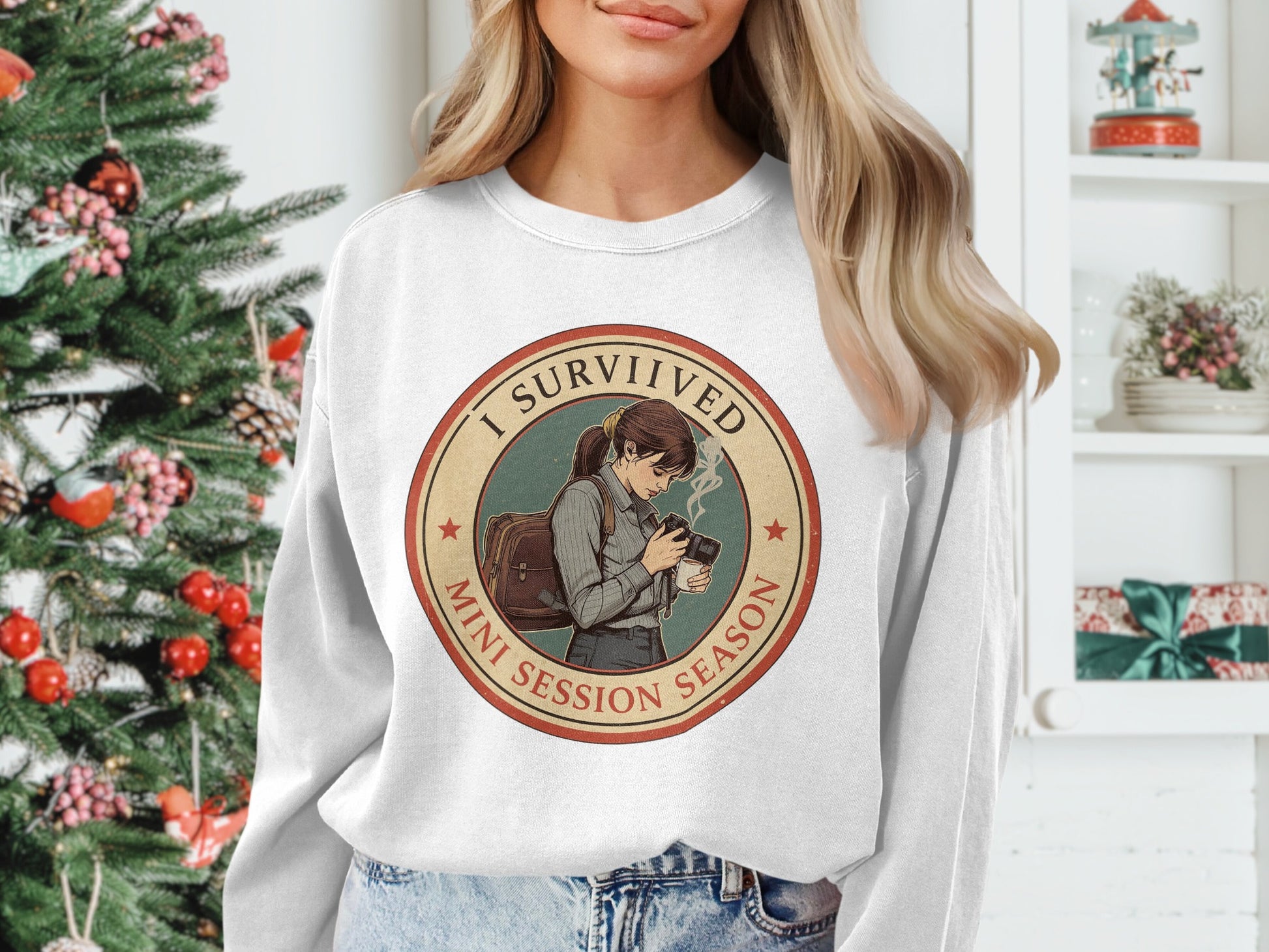I Survived Mini Session Season Graphic Sweater