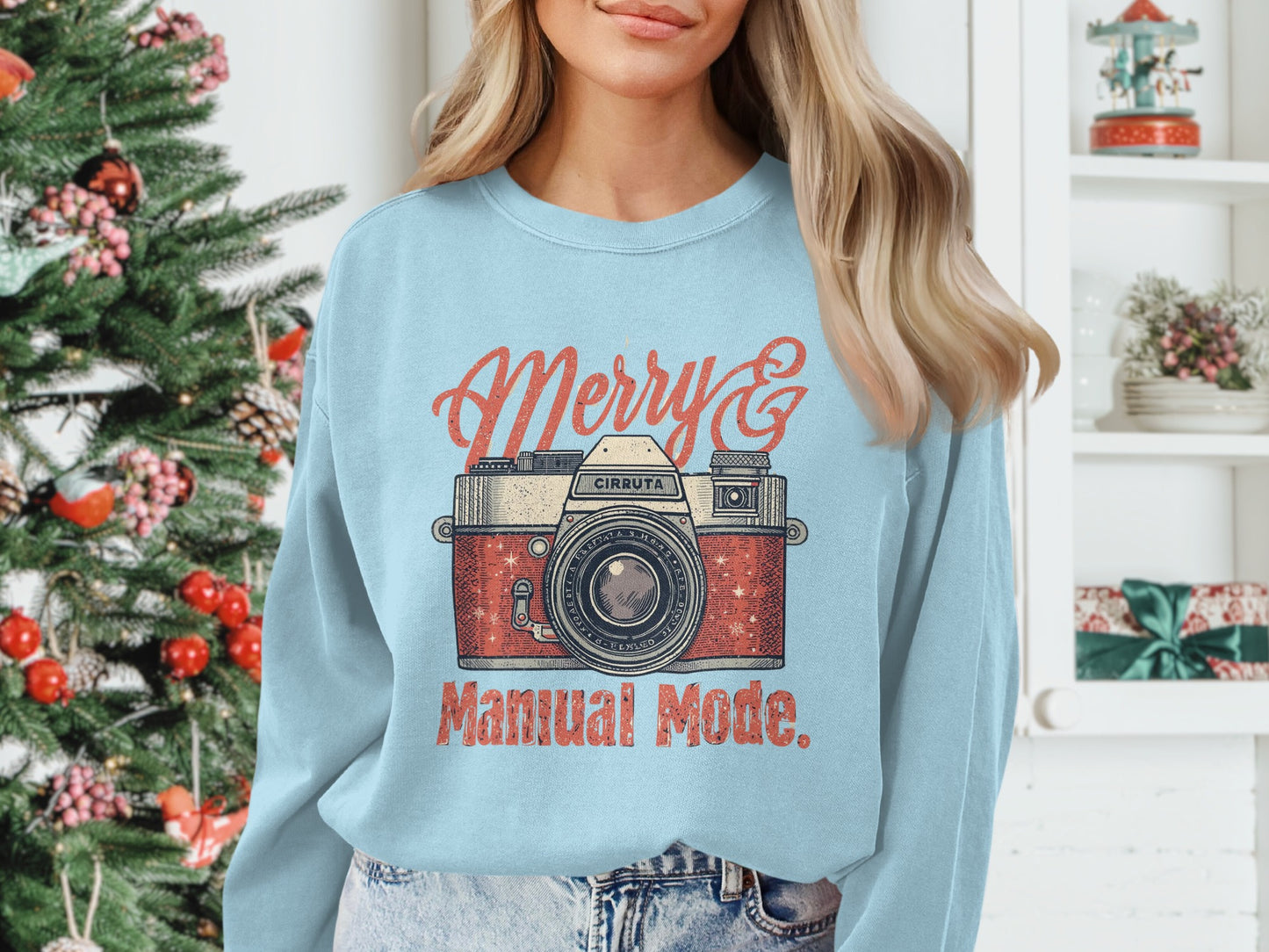 Merry Manual Mode Printed Long Sleeve Sweater