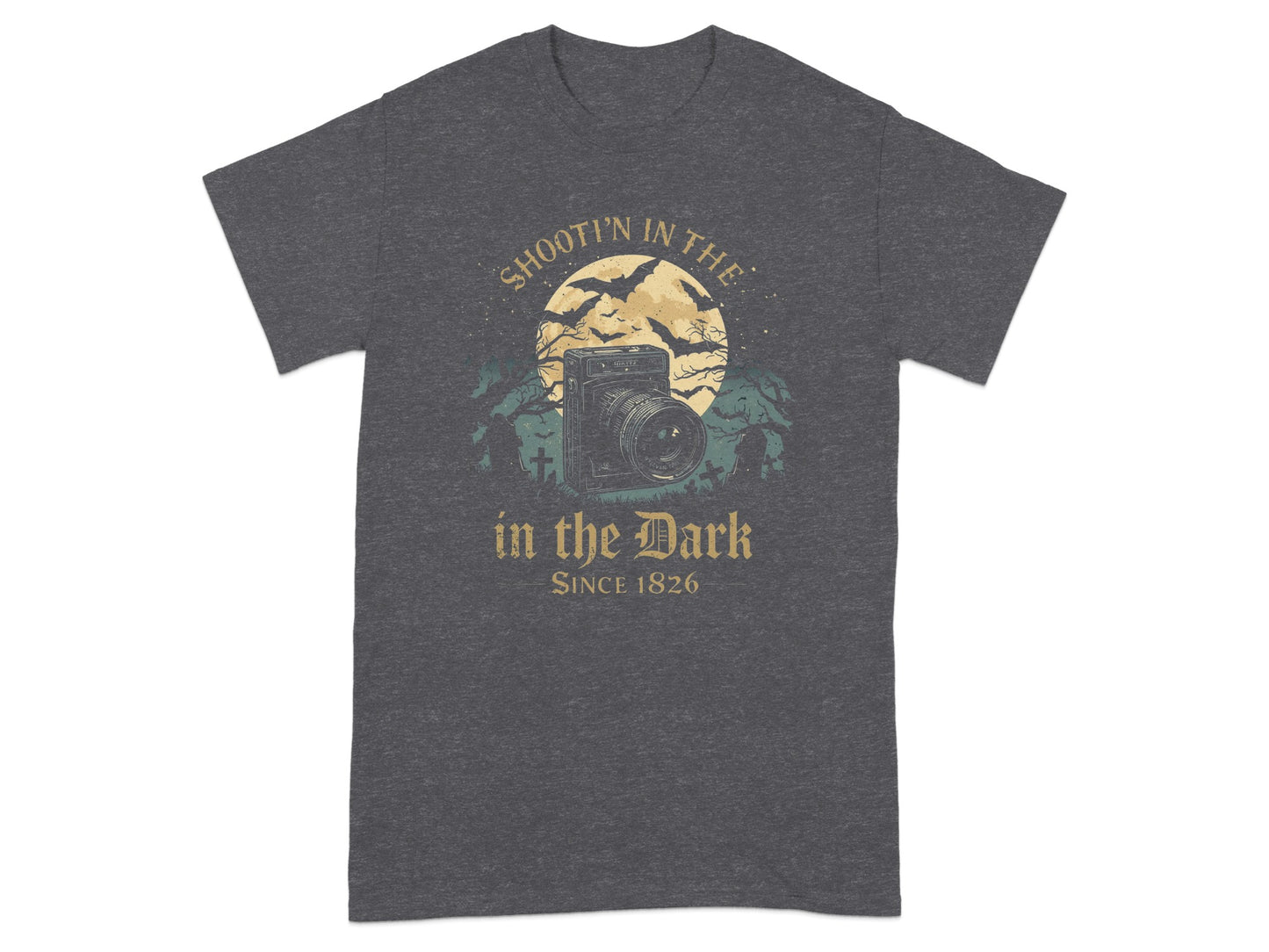 Shootin' in the Dark Since 1826 Graphic Tee Product