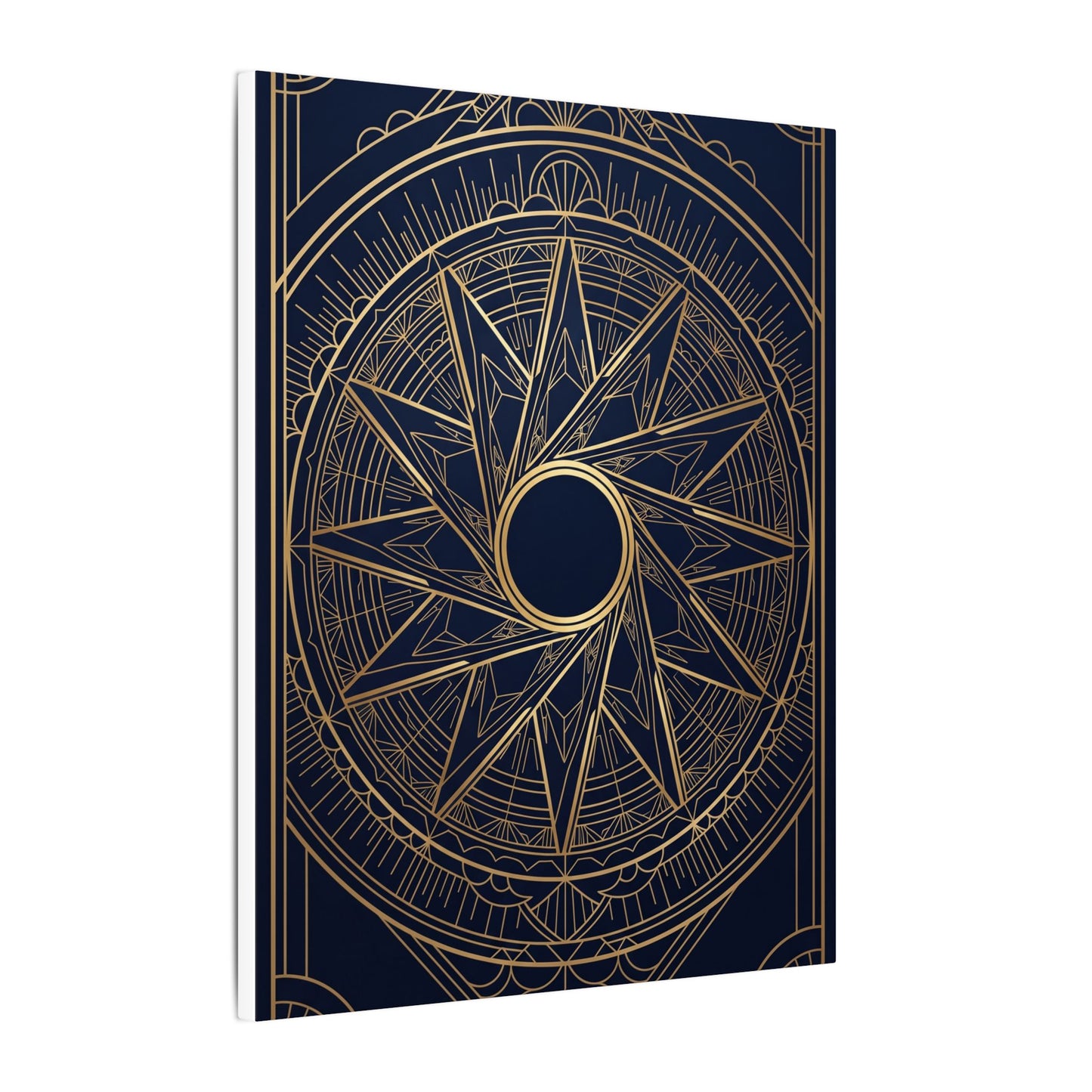 Art Deco Aperture Canvas Wall Art