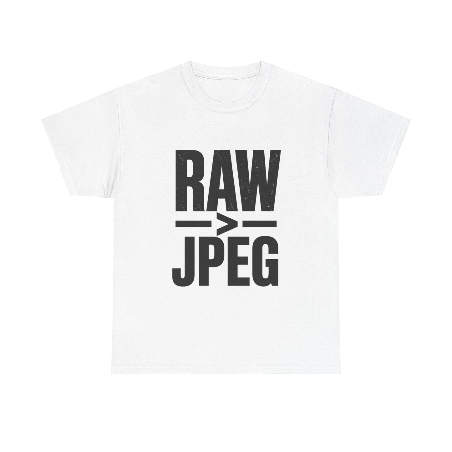 RAW > JPEG Photographer Tee