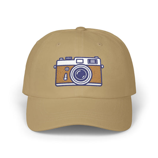 Film Camera Embroidered Dad Cap