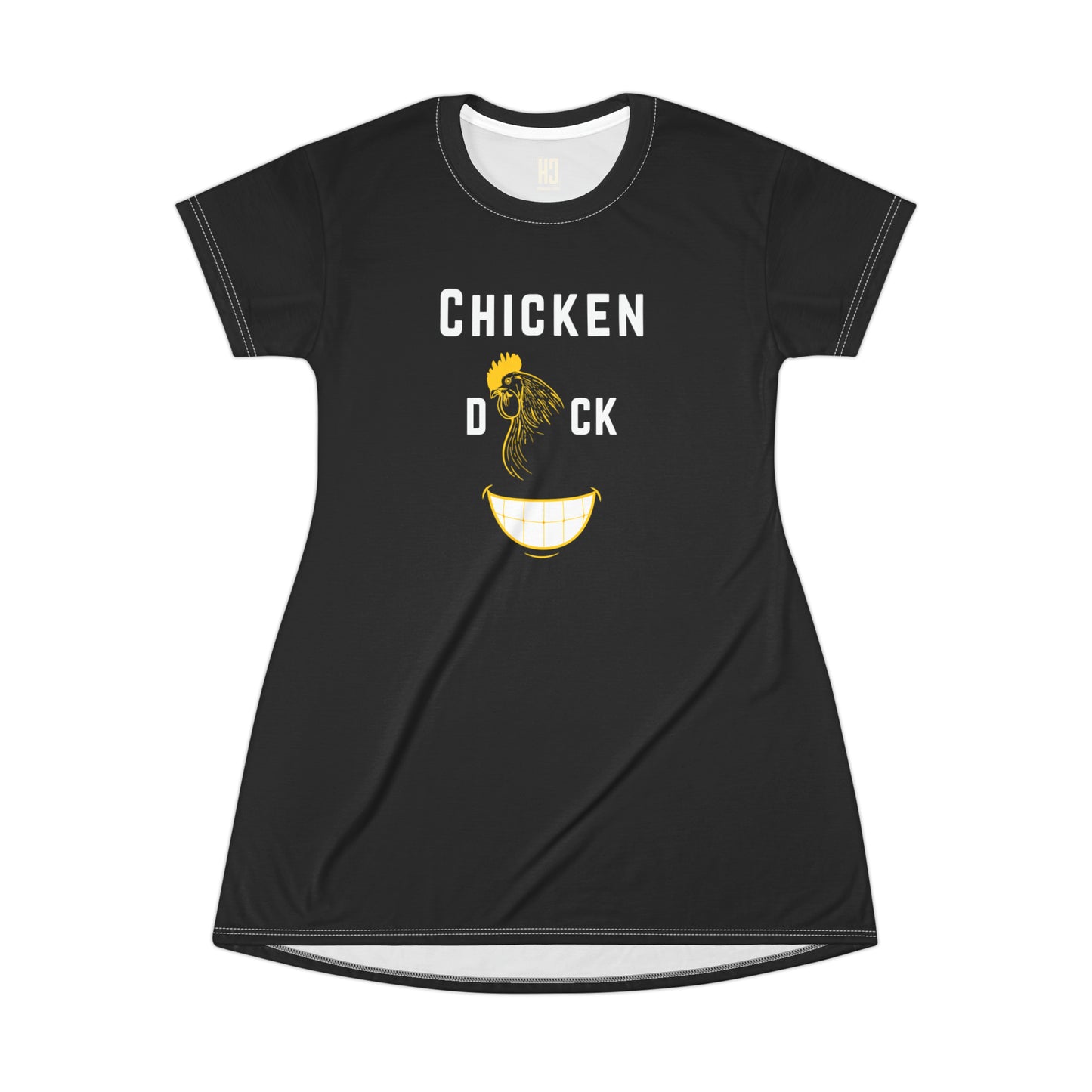 Chicken D*ck Smile T-Shirt Dress