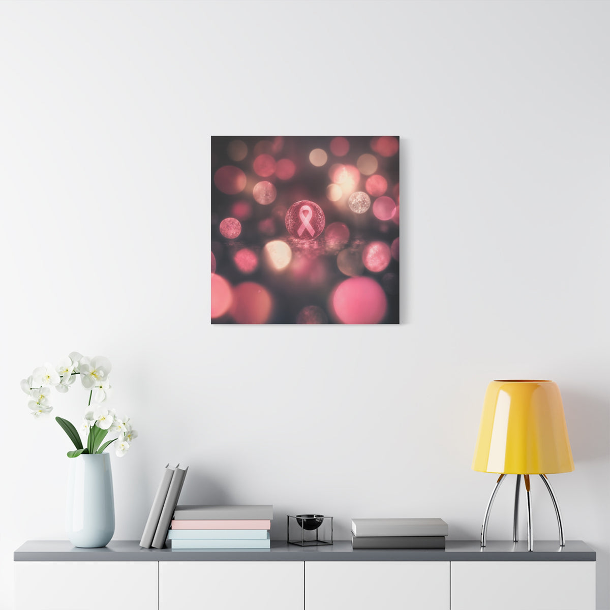 Bokeh of Survivors — Breast Cancer Awareness Canvas (Photographer Collection)
