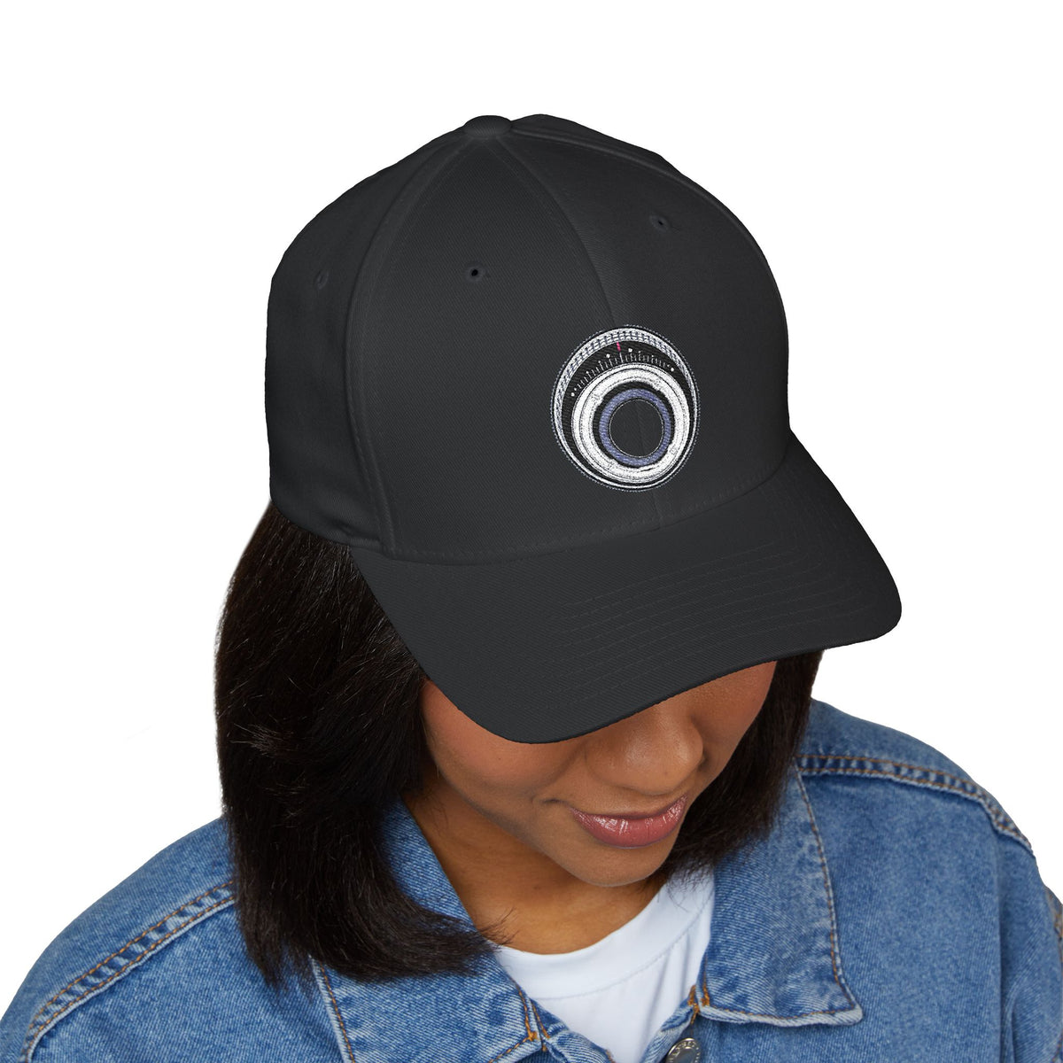 Focus on the Cure — Breast Cancer Awareness Embroidered Cap (Photographer Collection)