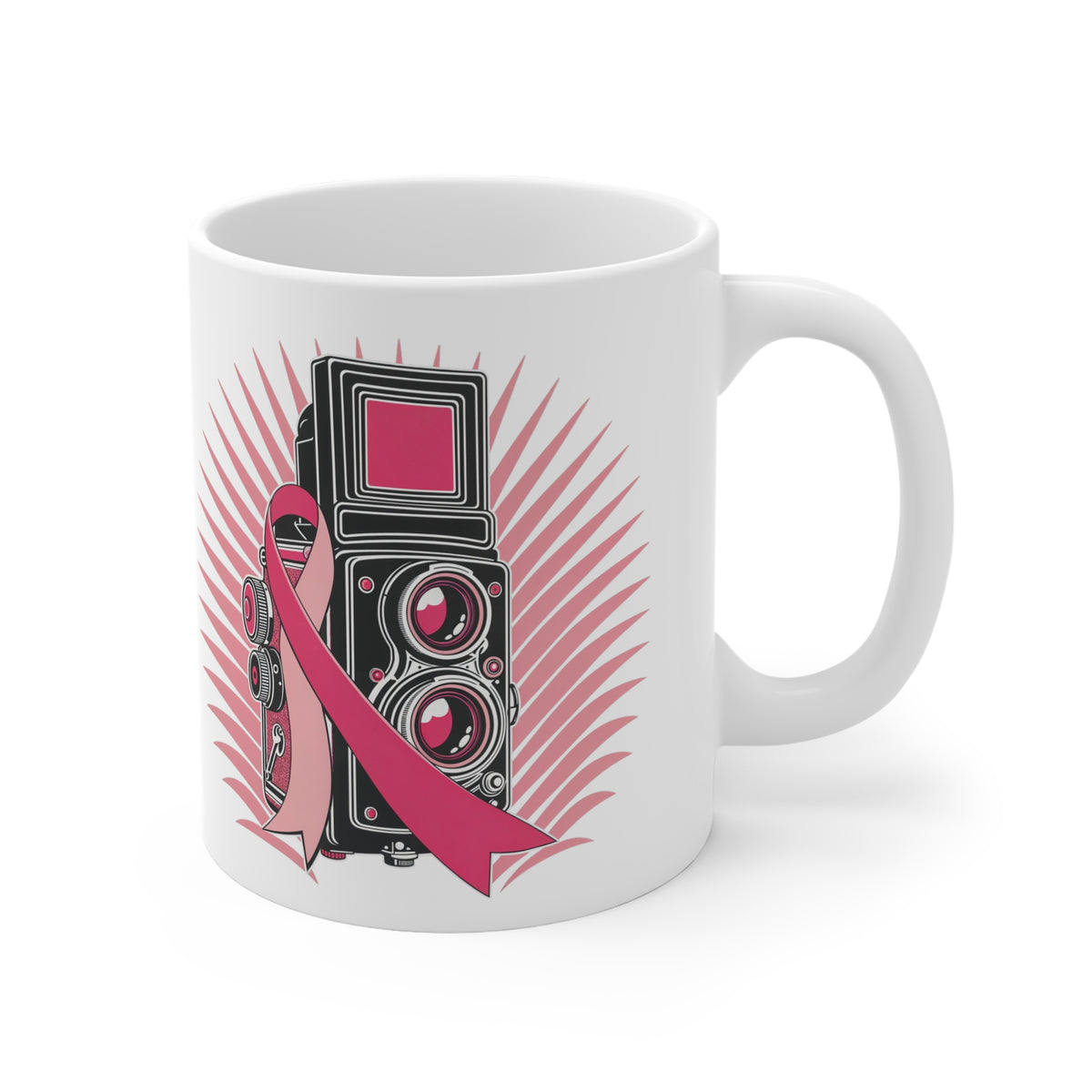 Shoot for a Cure — Breast Cancer Awareness Mug (Photographer Collection)