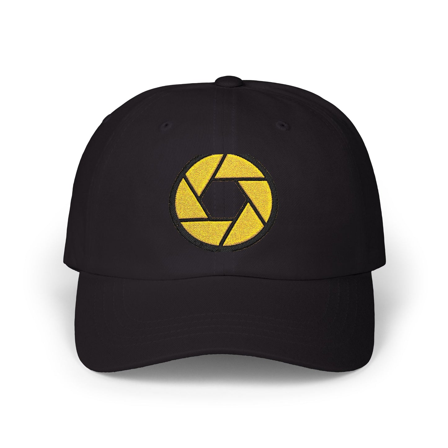 Camera Aperture Embroidered Dad Cap