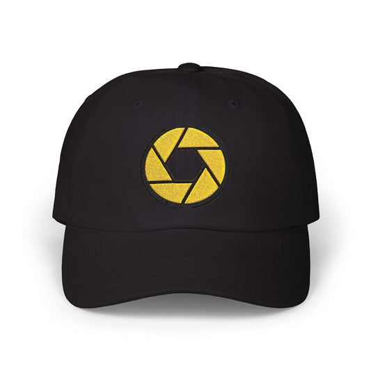 Camera Aperture Embroidered Dad Cap