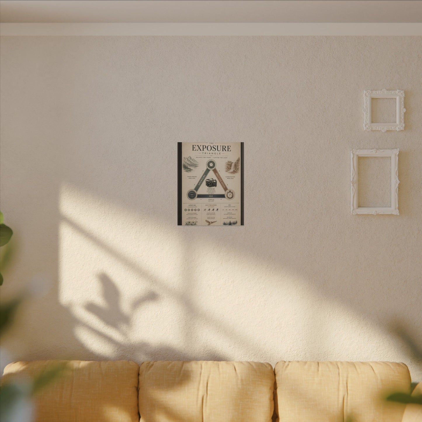 Exposure Triangle Canvas Wall Art