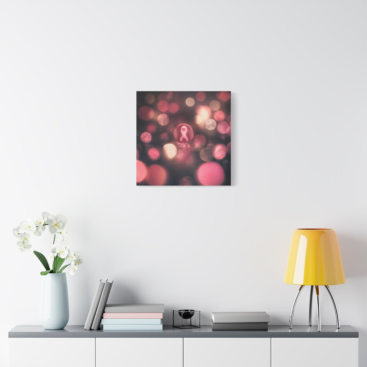 Bokeh of Survivors — Breast Cancer Awareness Canvas (Photographer Collection)