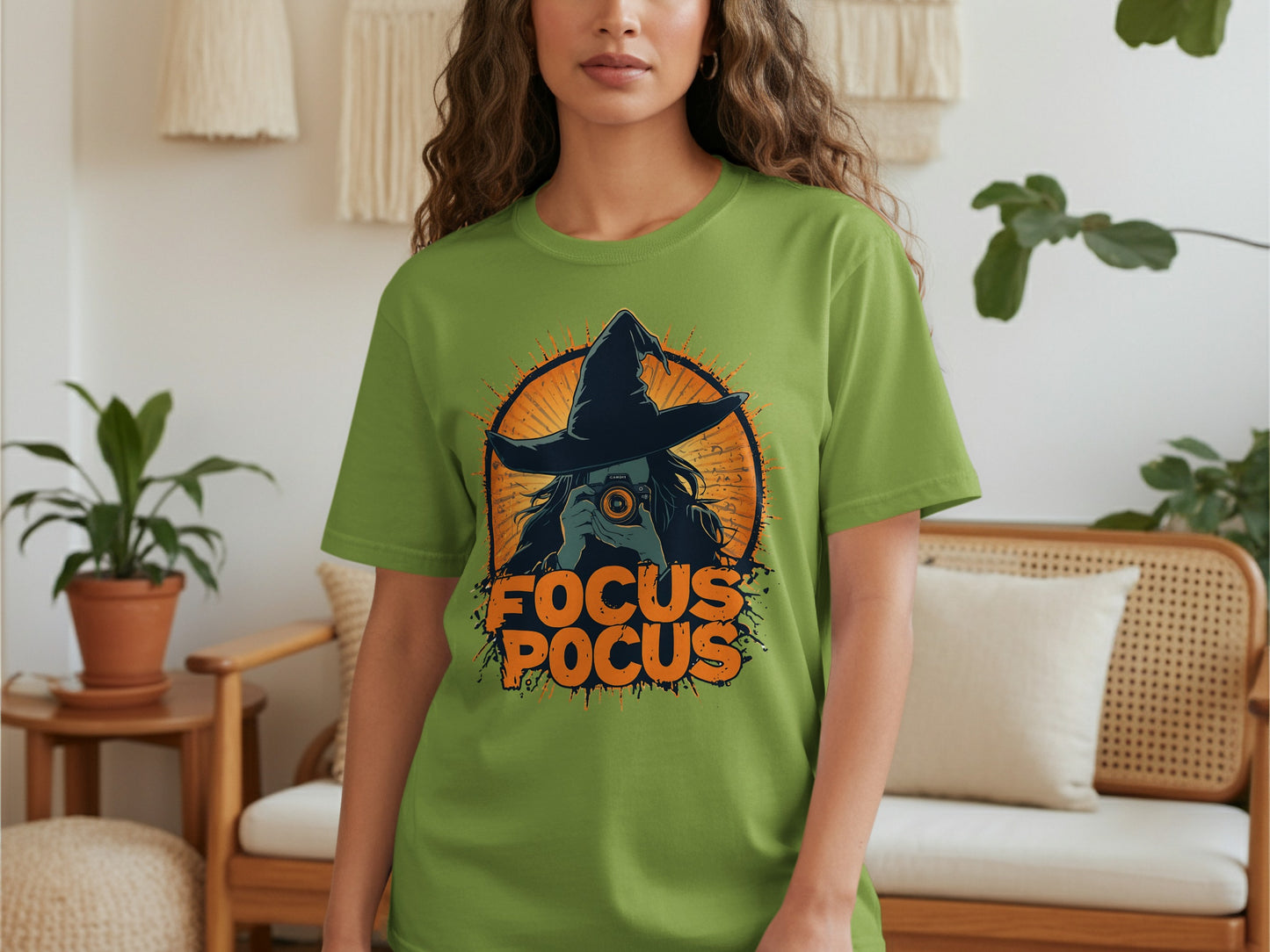 Focus Pocus Halloween Witch Design Shirt