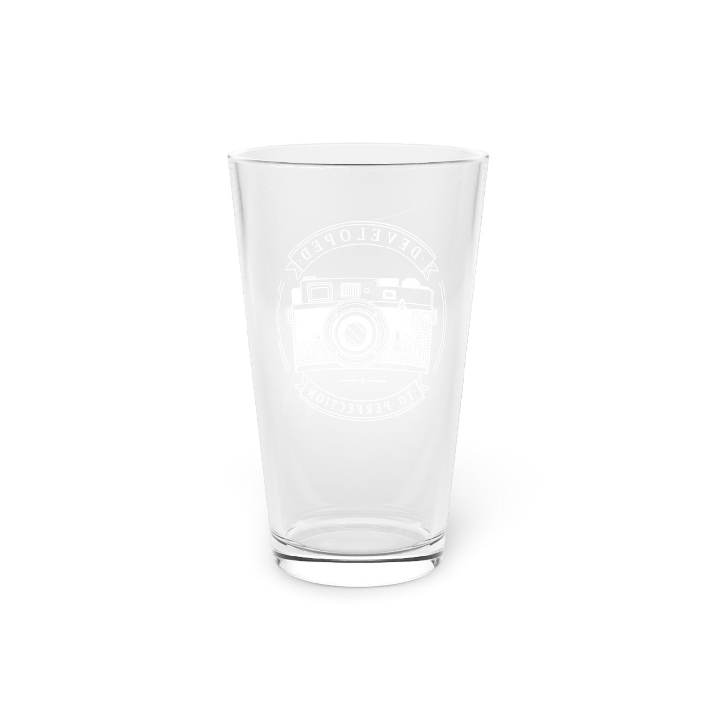Developed to Perfection Photographer Pint Glass
