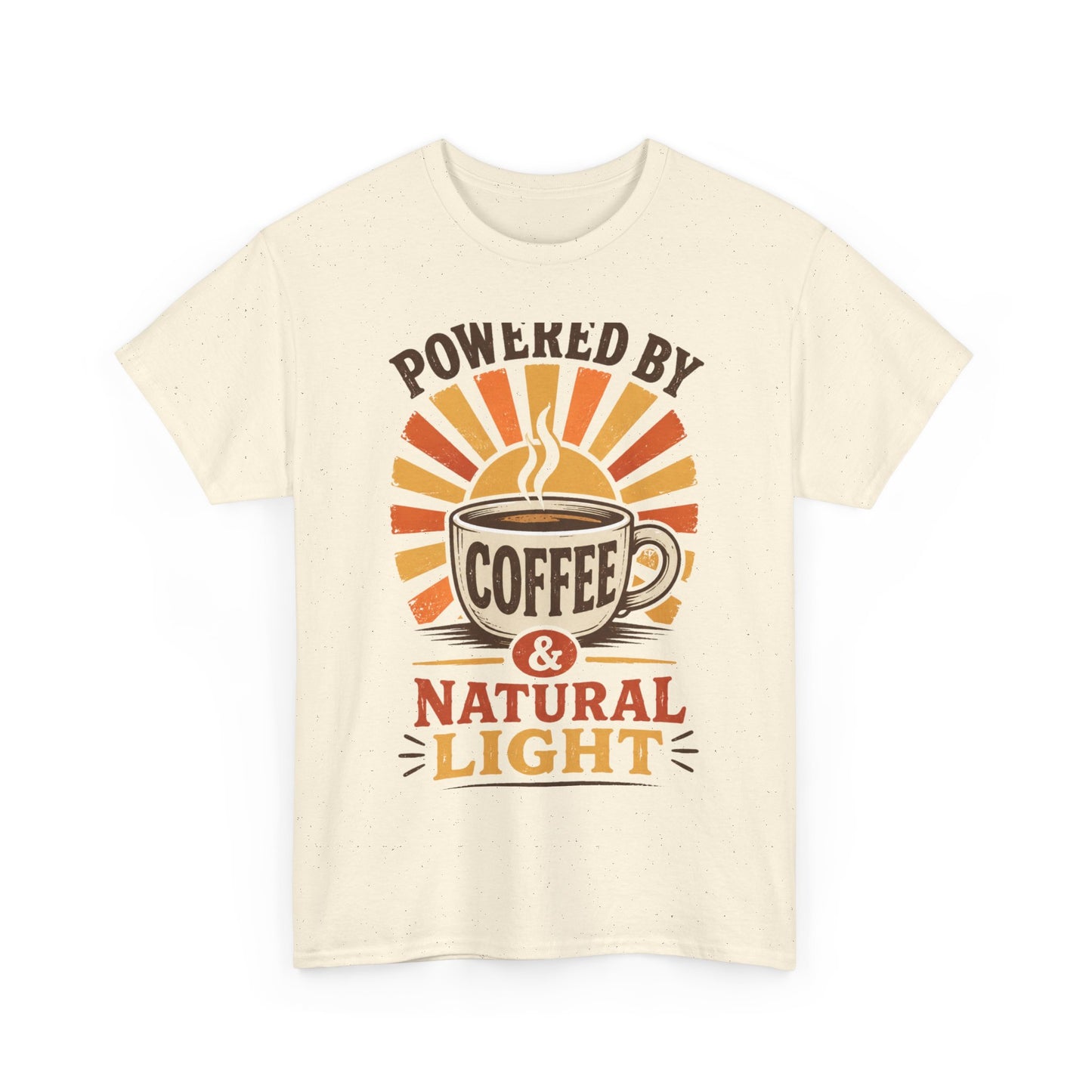 Powered by Coffee and Natural Light Photographer Tee