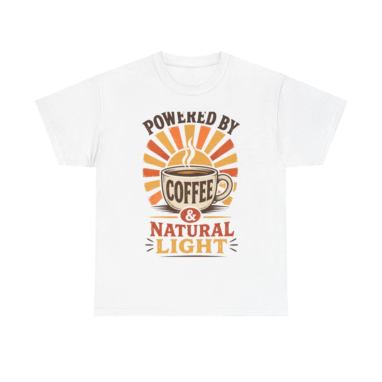 Powered by Coffee and Natural Light Photographer Tee