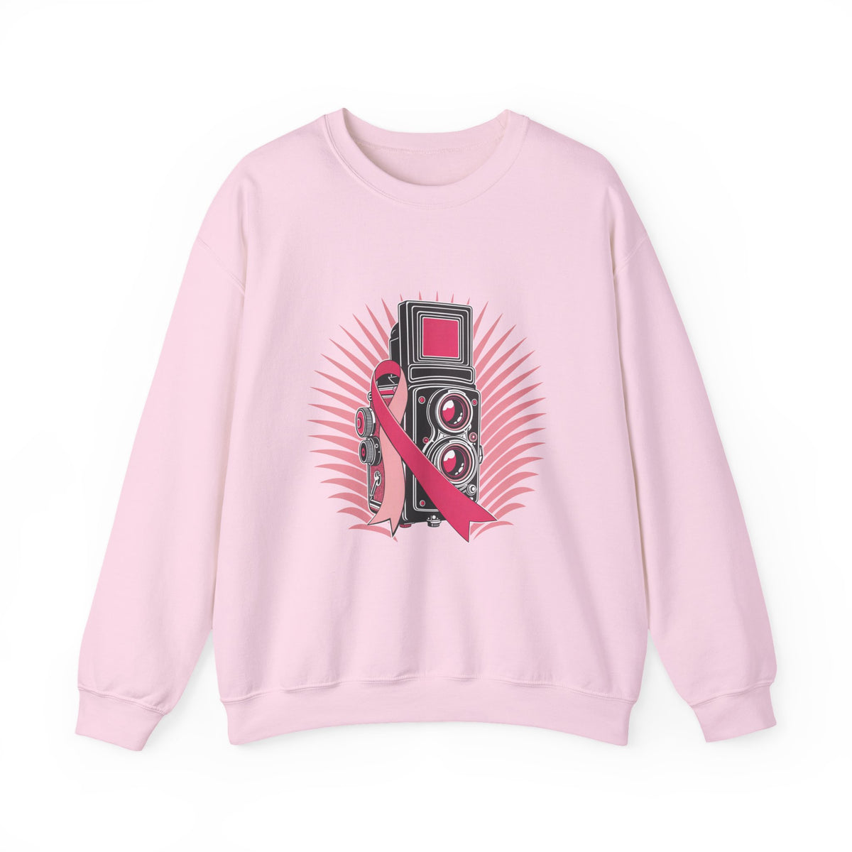 Shoot for a Cure — Breast Cancer Awareness Crewneck (Photographer Collection)