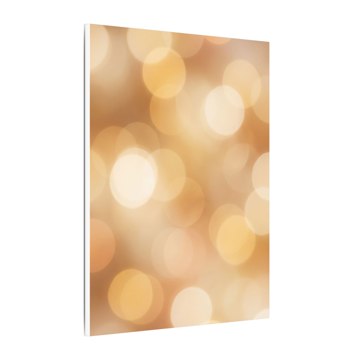 Golden Bokeh Canvas Wall Art